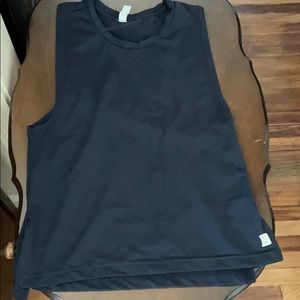Vuori muscle shirt- black, XS (Fits like S)